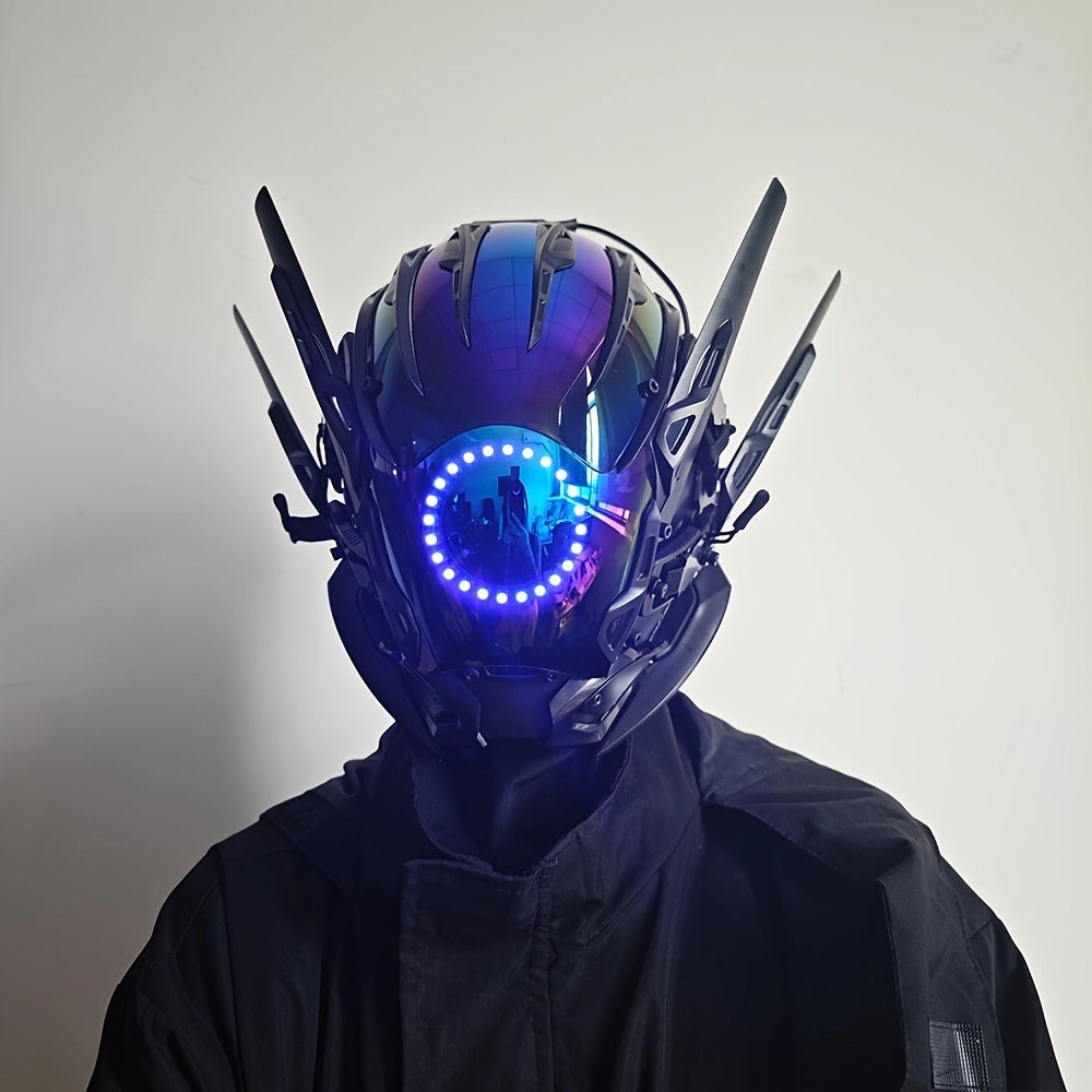 Multicolor LED Mask - Perfect for Parties, Cosplay, and Photoshoots