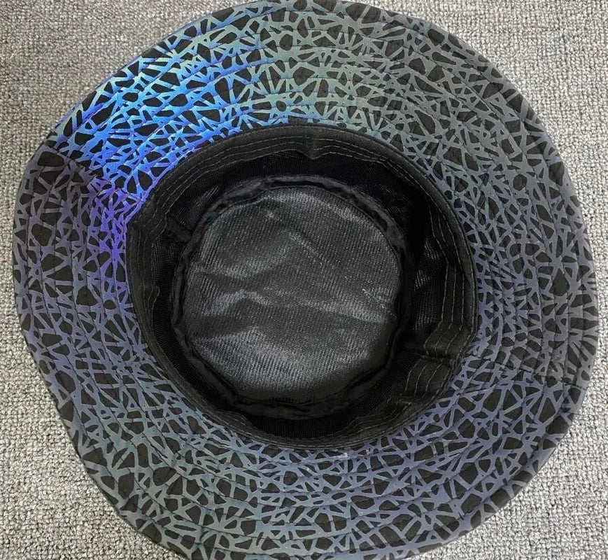 Colorful Reflective Printed Bucket Hats