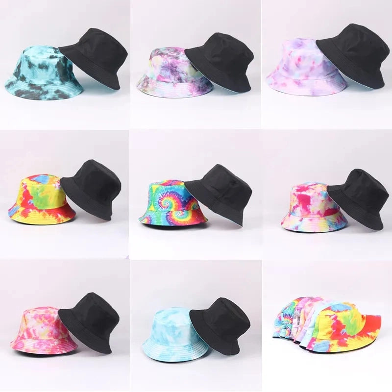 Reversible Variety Tie Dye & Fun Print Bucket Hats