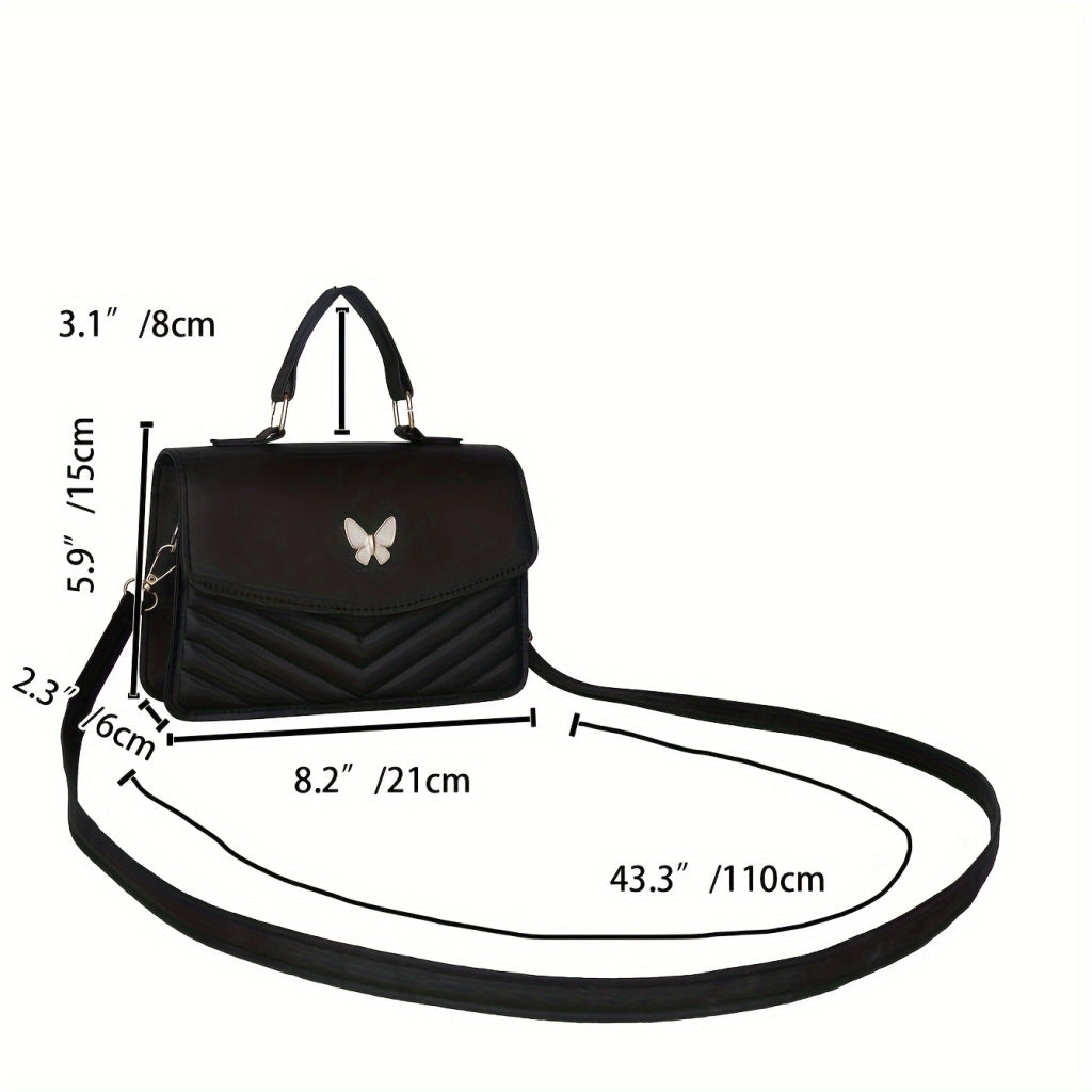 Stylish Butterfly Crossbody Handbag
