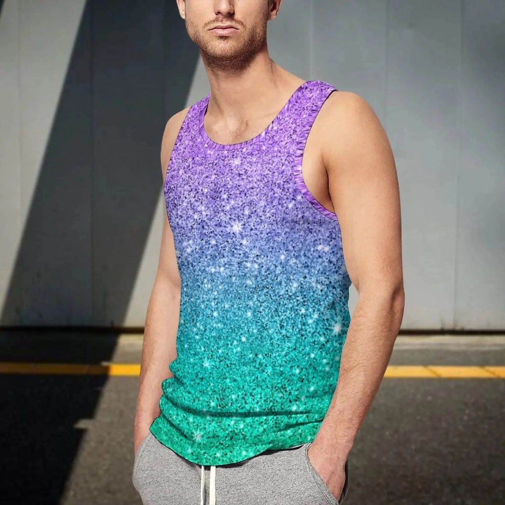 Men's Variety Color Effect Tank Tops