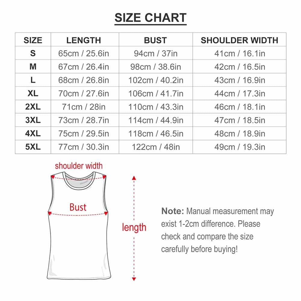 Men's Variety Color Effect Tank Tops