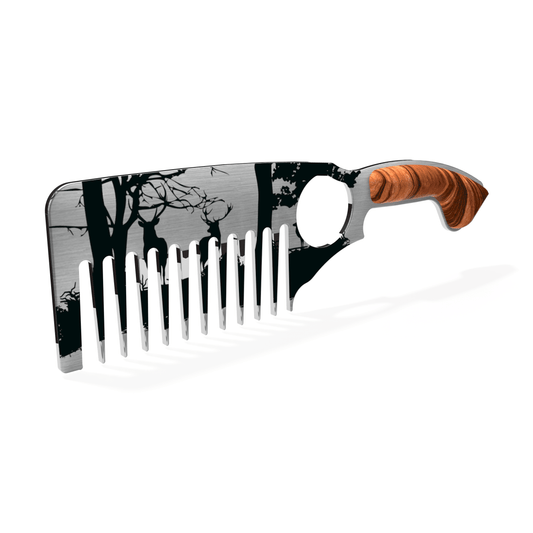 Bench Made American Stainless Deer Beard Comb