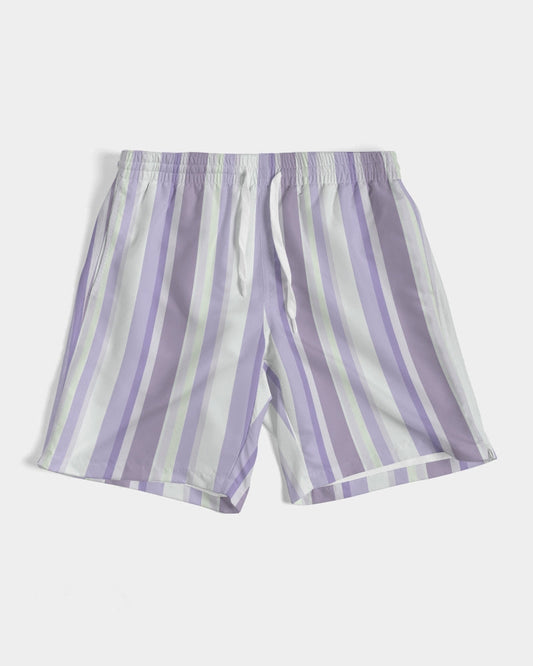 Lavender Stripes Classic Fit Men's Board Shorts